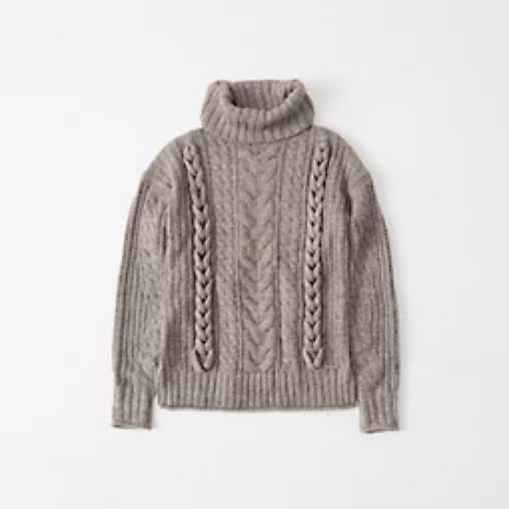 Abercrombie Cable Knit Turtleneck